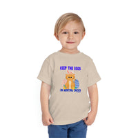 Keep the Eggs I'm Hunting Chics Toddler Short Sleeve Tee