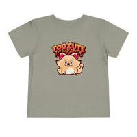 Too Cute Animal Toddler Short Sleeve Tee