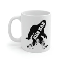 Wild Man White Ceramic Mug