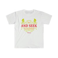 Bigfoot Hide and Seek Legend  Softstyle T-Shirt