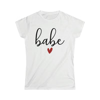 Babe Heart Women's Softstyle Tee