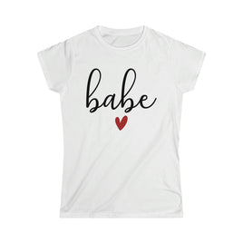 Babe Heart Women's Softstyle Tee