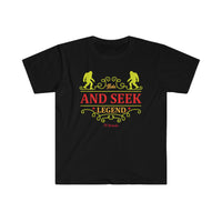 Bigfoot Hide and Seek Legend  Softstyle T-Shirt