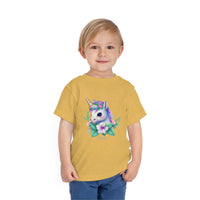 Too Cute Unicorn Toddler Short Sleeve Tee