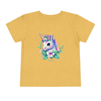 Too Cute Unicorn Toddler Short Sleeve Tee