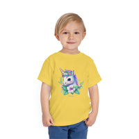 Too Cute Unicorn Toddler Short Sleeve Tee