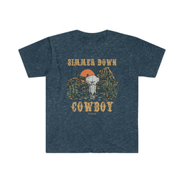 Simmer Down Cowboy Unisex Softstyle T-Shirt