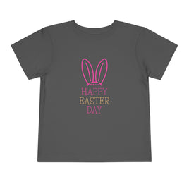 Happy Easter Day Toddler Short Sleeve Tee