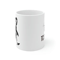 Wild Man White Ceramic Mug