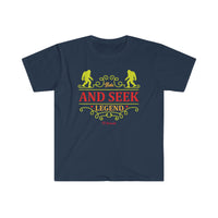 Bigfoot Hide and Seek Legend  Softstyle T-Shirt