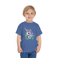 Too Cute Unicorn Toddler Short Sleeve Tee