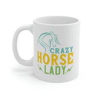 Crazy Horse Lady White Ceramic Mug