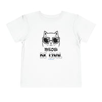 Meow Be Cool Toddler Short Sleeve Tee