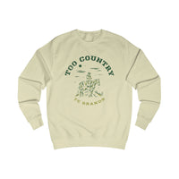 Too Country Horseback Men's Sweatshirt