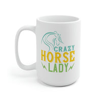 Crazy Horse Lady White Ceramic Mug