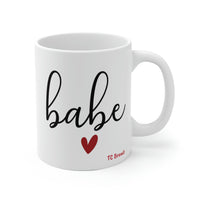 Babe Heart White Ceramic Mug