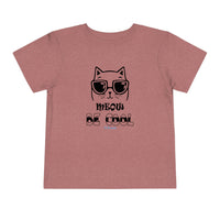 Meow Be Cool Toddler Short Sleeve Tee