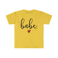 Babe Heart Unisex Softstyle T-Shirt