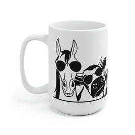 Country Cool White Ceramic Mug