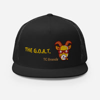 The Goat Flat Bill Mesh Cap