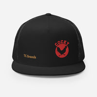 Cocky Flat Bill Mesh Cap