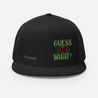 Guess What? Flat Bill Mesh Cap