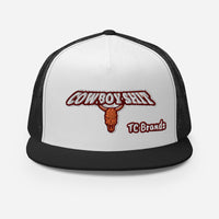 Cowboy Shit Flat Bill Mesh Cap