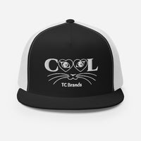 Cool Cat Flat Bill Mesh Cap