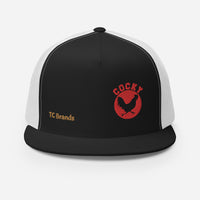 Cocky Flat Bill Mesh Cap