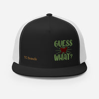 Guess What? Flat Bill Mesh Cap