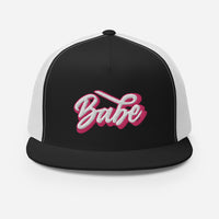 Babe Flat Bill Mesh Cap