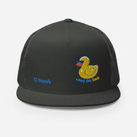 What the Duck Flat Bill Mesh Cap