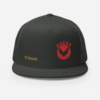 Cocky Flat Bill Mesh Cap