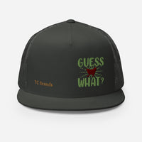 Guess What? Flat Bill Mesh Cap