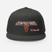 Cowboy Shit Flat Bill Mesh Cap