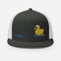 What the Duck Flat Bill Mesh Cap