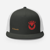 Cocky Flat Bill Mesh Cap