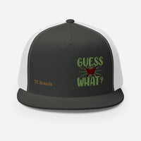 Guess What? Flat Bill Mesh Cap