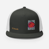 Hold Your Horses Flat Bill Mesh Cap