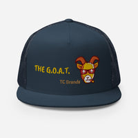 The Goat Flat Bill Mesh Cap