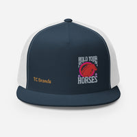 Hold Your Horses Flat Bill Mesh Cap