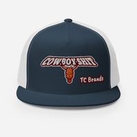 Cowboy Shit Flat Bill Mesh Cap