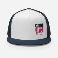 Cool Girl Flat Bill Mesh Cap