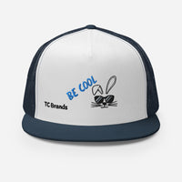 Be Cool Bunny Flat Bill Mesh Cap