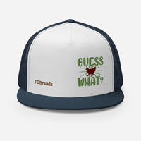 Guess What? Flat Bill Mesh Cap