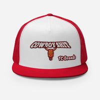 Cowboy Shit Flat Bill Mesh Cap