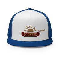 Little Bit Country Flat Bill Mesh Cap