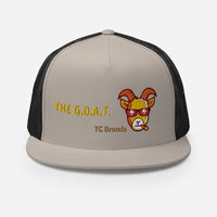 The Goat Flat Bill Mesh Cap