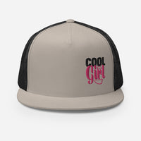 Cool Girl Flat Bill Mesh Cap