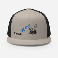 Be Cool Bunny Flat Bill Mesh Cap